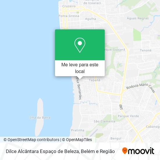 Dilce Alcântara Espaço de Beleza mapa