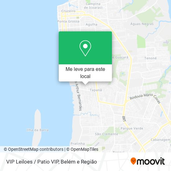 VIP Leiloes / Patio VIP mapa