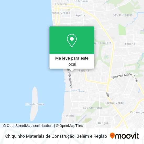 Chiquinho Materiais de Construção mapa