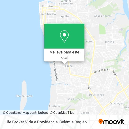 Life Broker Vida e Previdencia mapa