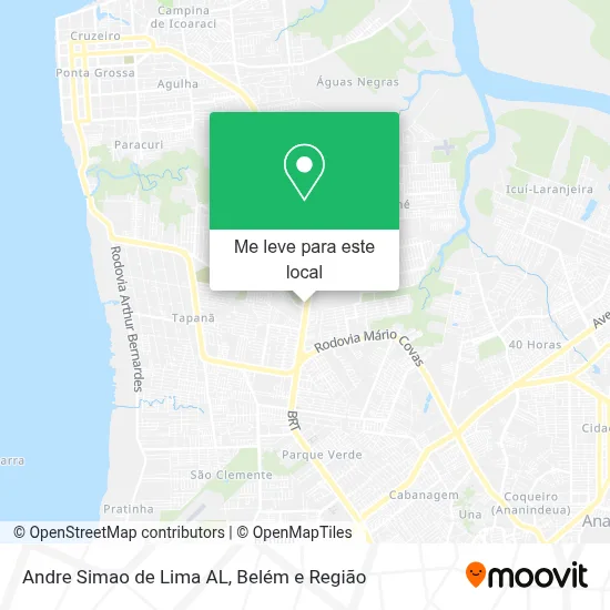 Andre Simao de Lima AL mapa