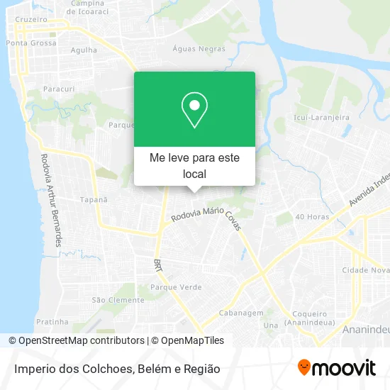 Imperio dos Colchoes mapa