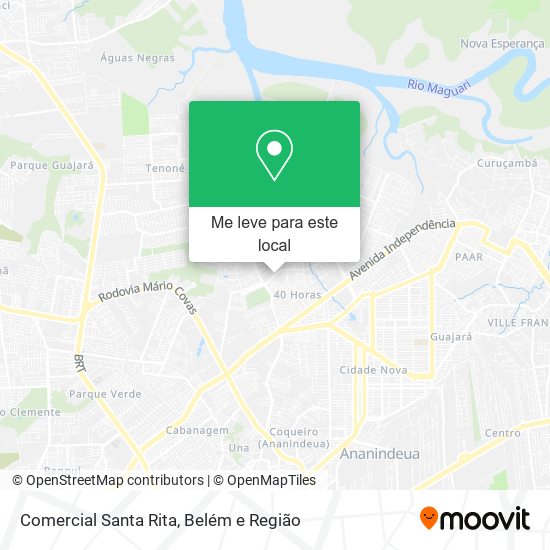 Comercial Santa Rita mapa