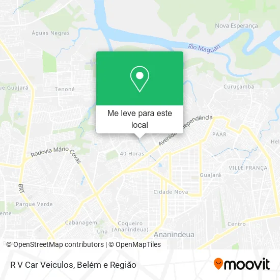 R V Car Veiculos mapa