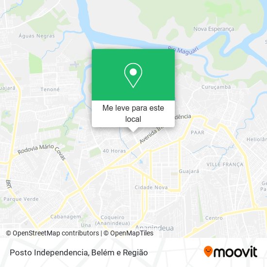 Posto Independencia mapa