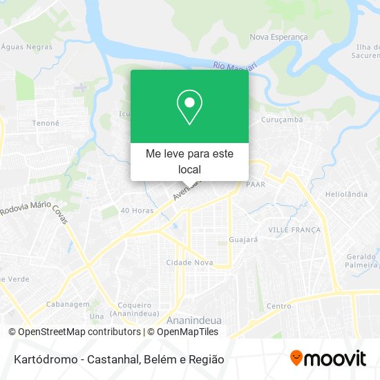 Kartódromo - Castanhal mapa