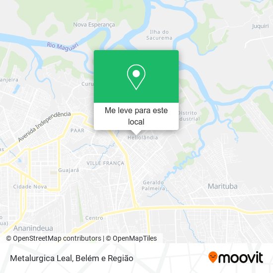 Metalurgica Leal mapa
