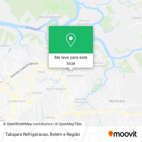 Tabajara Refrigeracao mapa