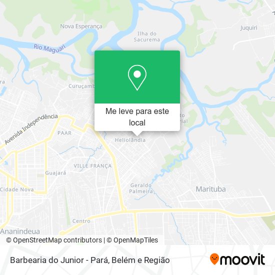 Barbearia do Junior - Pará mapa