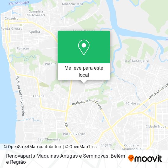 Renovaparts Maquinas Antigas e Seminovas mapa