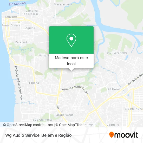 Wg Audio Service mapa