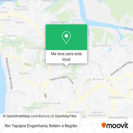 Rio Tapajos Engenharia mapa