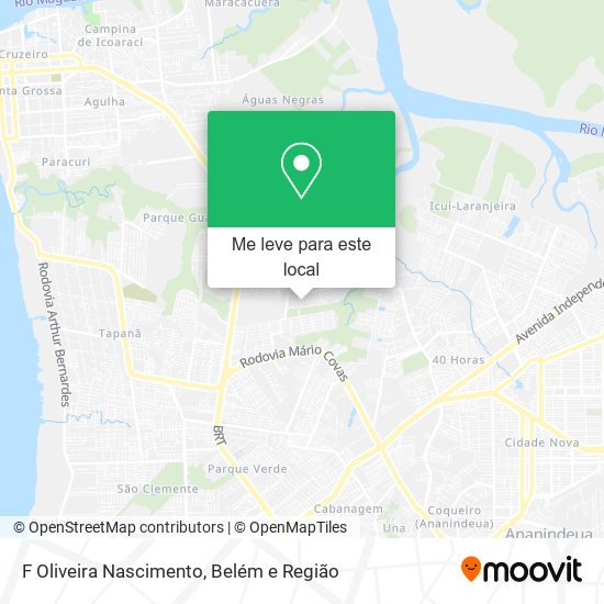 F Oliveira Nascimento mapa