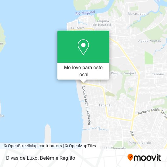 Divas de Luxo mapa