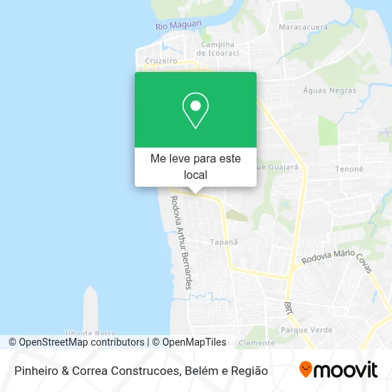 Pinheiro & Correa Construcoes mapa