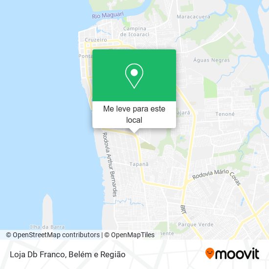 Loja Db Franco mapa