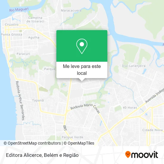 Editora Alicerce mapa