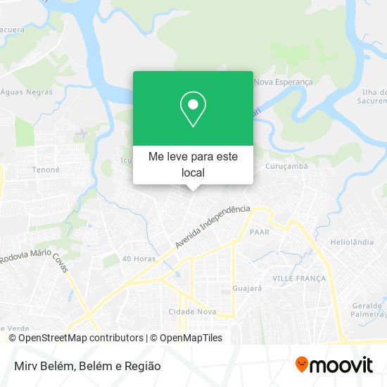 Mirv Belém mapa