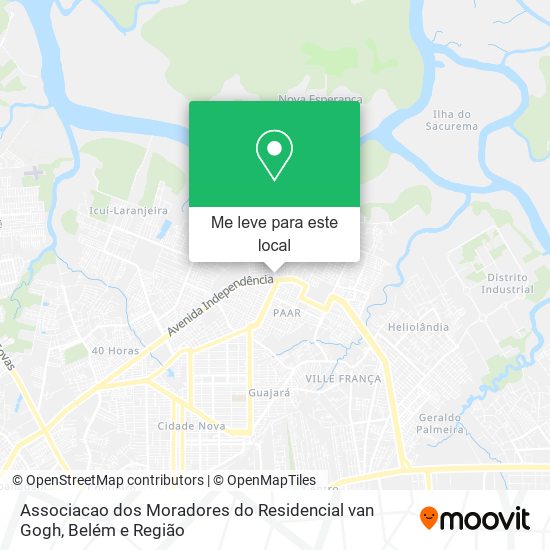 Associacao dos Moradores do Residencial van Gogh mapa