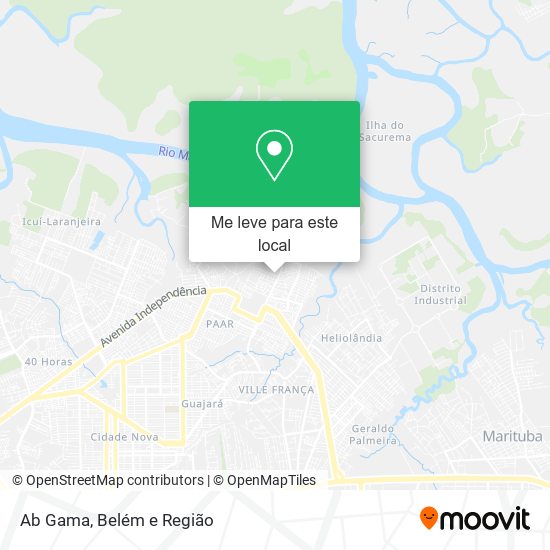 Ab Gama mapa