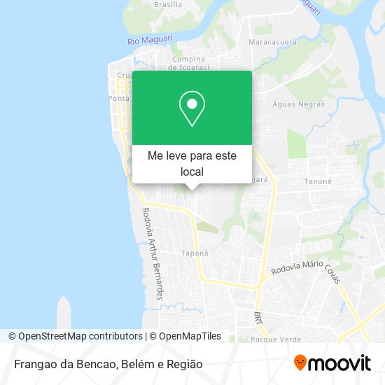 Frangao da Bencao mapa