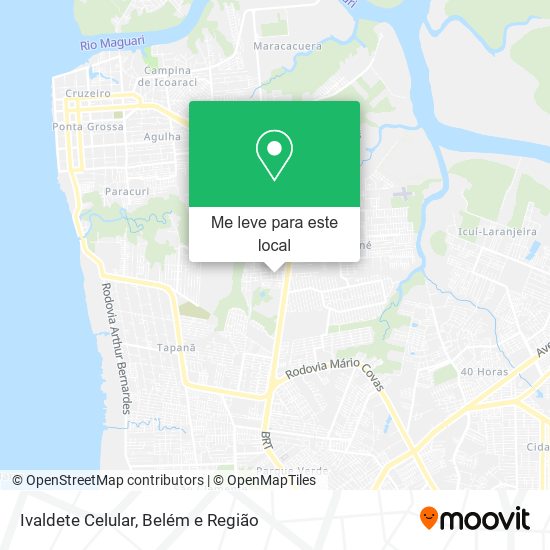 Ivaldete Celular mapa
