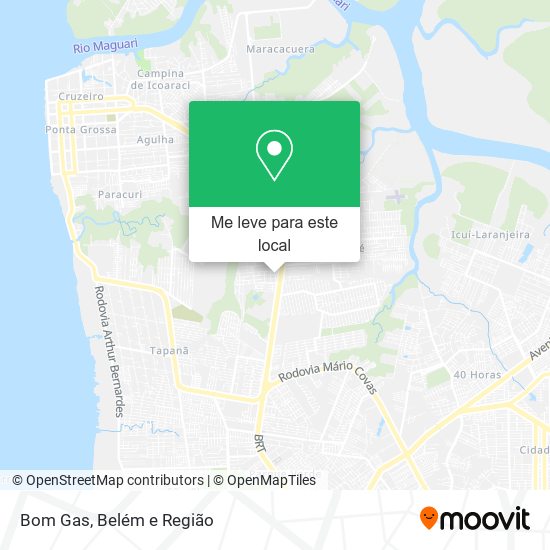 Bom Gas mapa