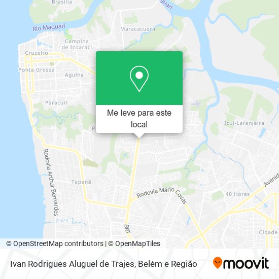 Ivan Rodrigues Aluguel de Trajes mapa