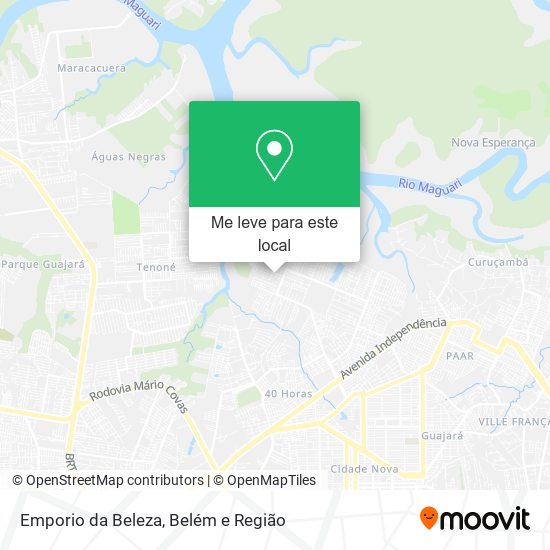 Emporio da Beleza mapa