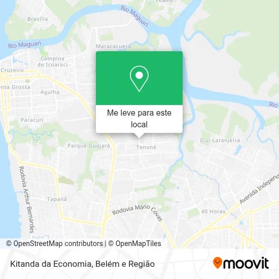 Kitanda da Economia mapa
