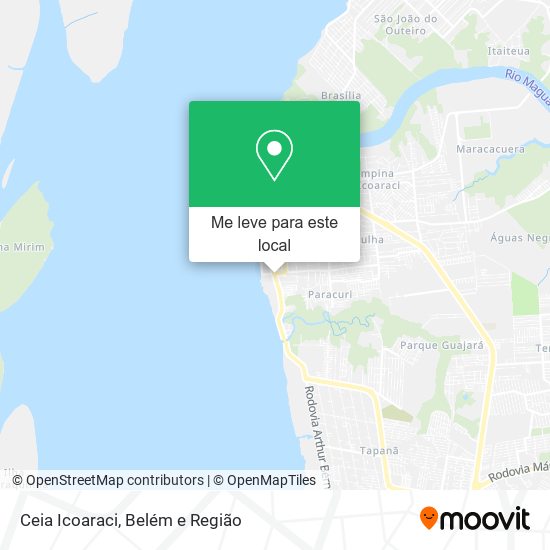 Ceia Icoaraci mapa