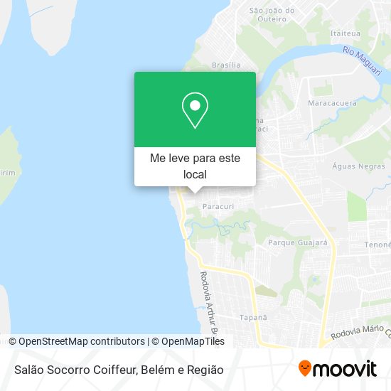 Salão Socorro Coiffeur mapa