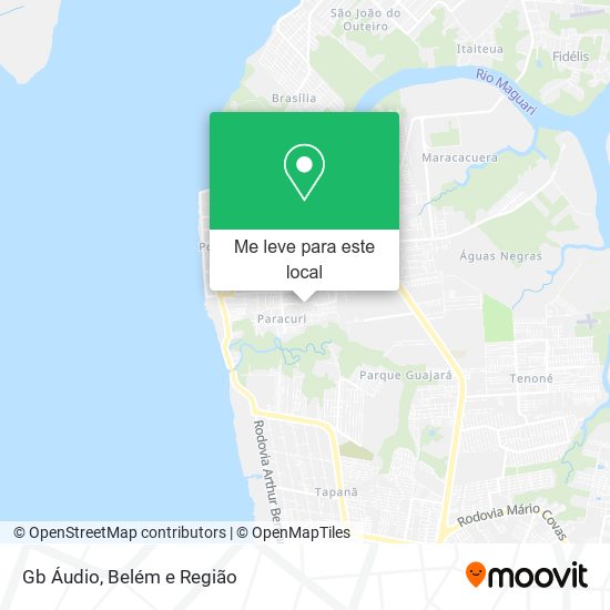 Gb Áudio mapa
