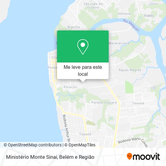 Ministério Monte Sinai mapa