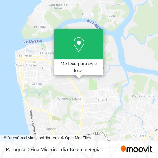 Paróquia Divina Misericórdia mapa