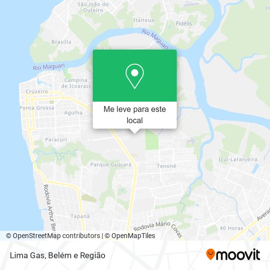 Lima Gas mapa