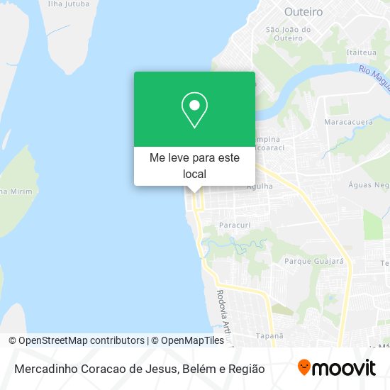 Mercadinho Coracao de Jesus mapa