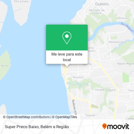 Super Preco Baixo mapa