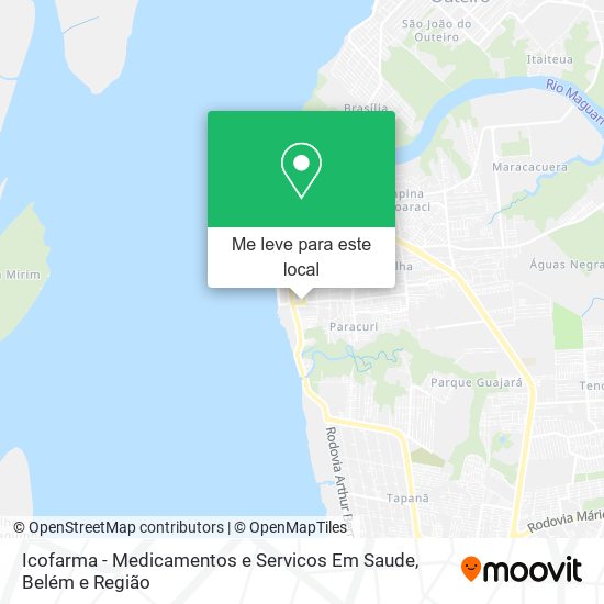 Icofarma - Medicamentos e Servicos Em Saude mapa