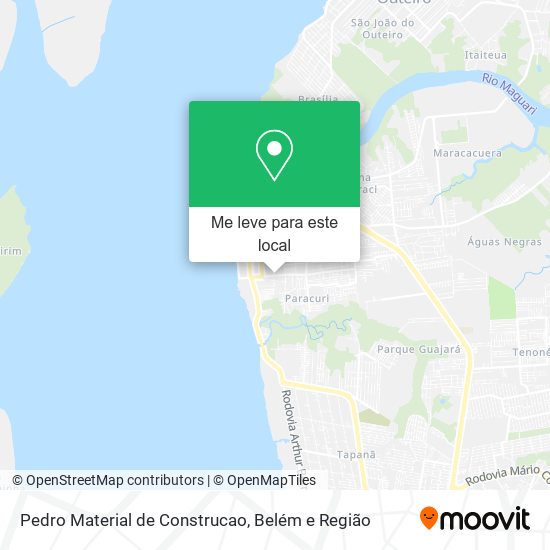Pedro Material de Construcao mapa
