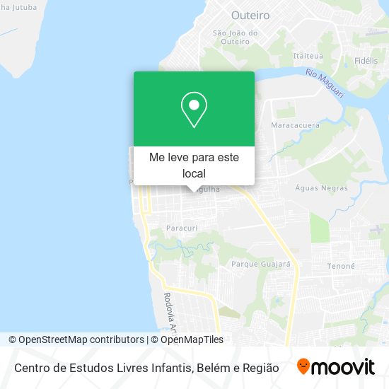 Centro de Estudos Livres Infantis mapa