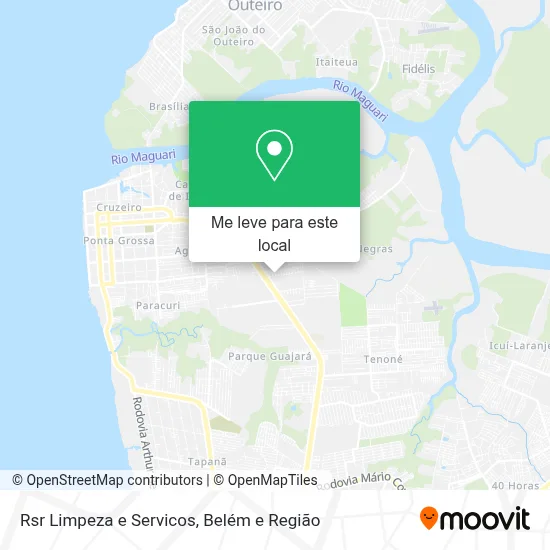 Rsr Limpeza e Servicos mapa