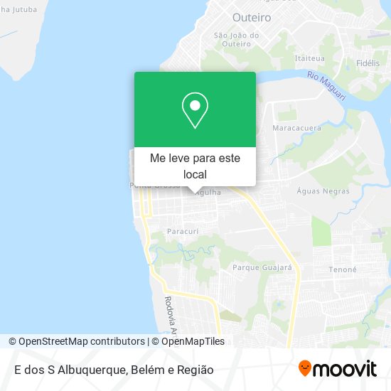 E dos S Albuquerque mapa
