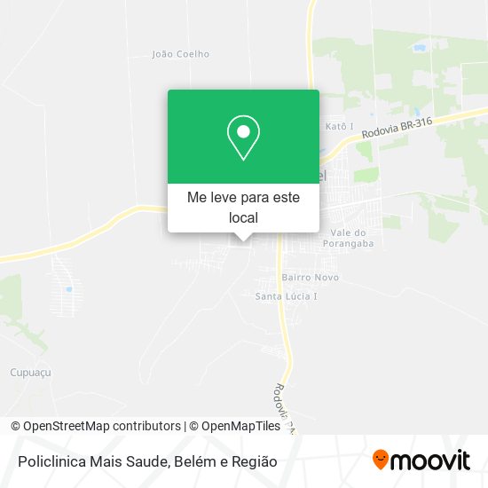 Policlinica Mais Saude mapa