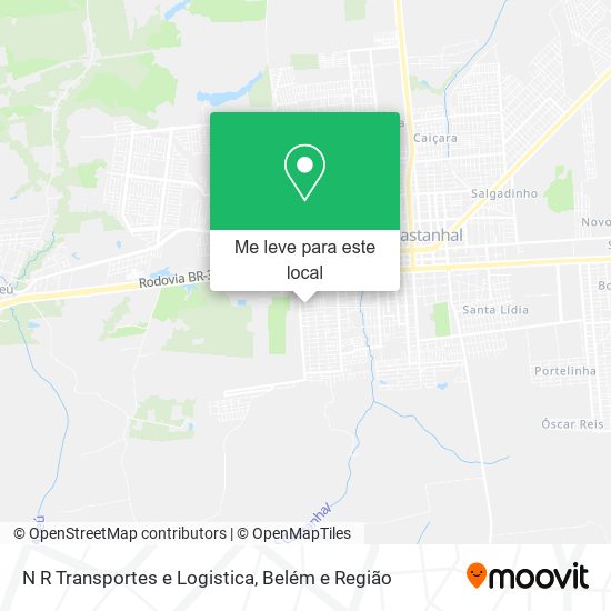 N R Transportes e Logistica mapa