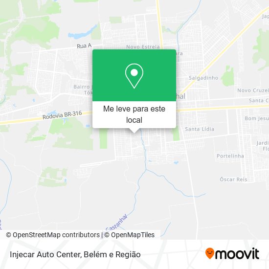 Injecar Auto Center mapa