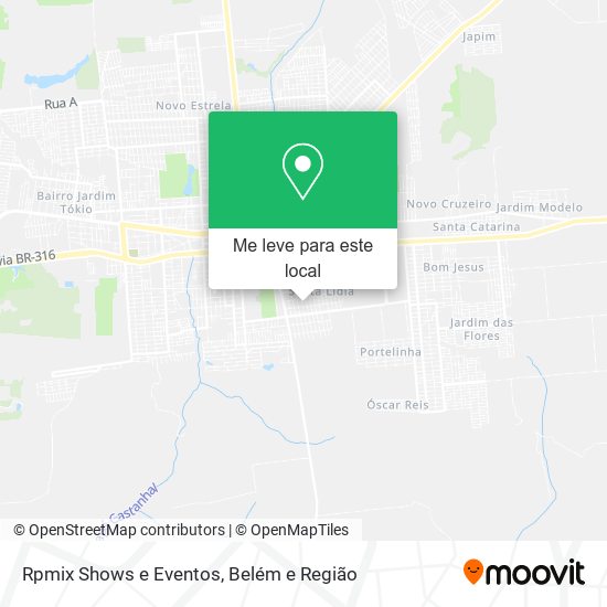 Rpmix Shows e Eventos mapa