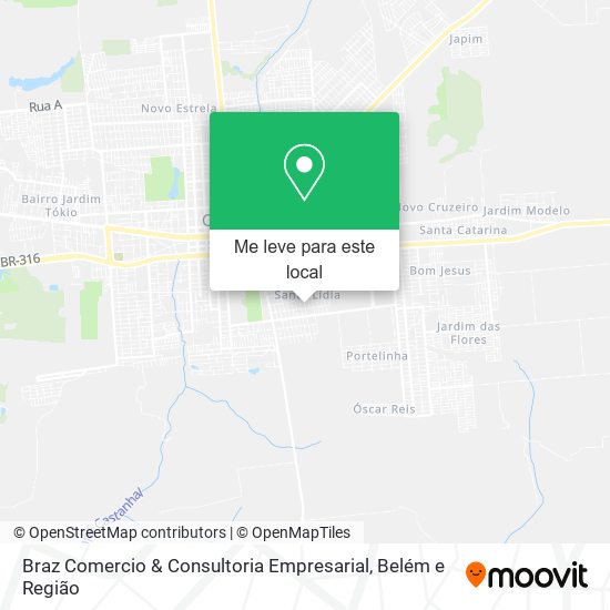 Braz Comercio & Consultoria Empresarial mapa