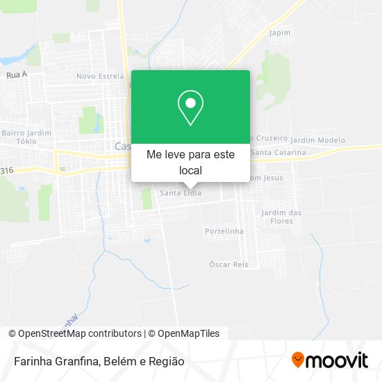 Farinha Granfina mapa