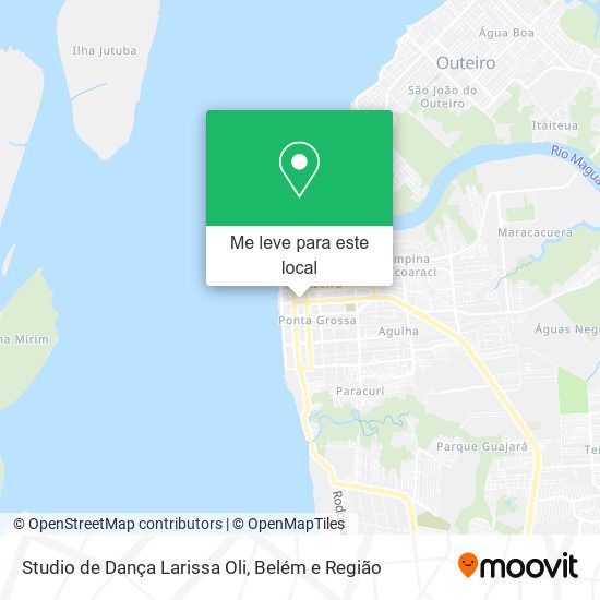 Studio de Dança Larissa Oli mapa